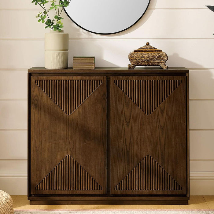 39" Small Sideboard Buffet Cabinet,Narrow Entryway Storage Cabinet