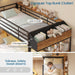 TwinOverTwin Steel Construction Bunk Bed With Storage