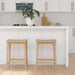 Smythe Bar Stool, Counter Height, Set of 2, Blonde | Minimalist Design, Low-Voc Finishes, Easy Assembly, Smart Style
