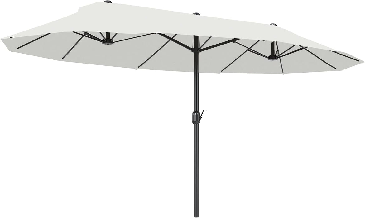 Extra Large 15 Ft Patio Umbrella with Crank Handle
