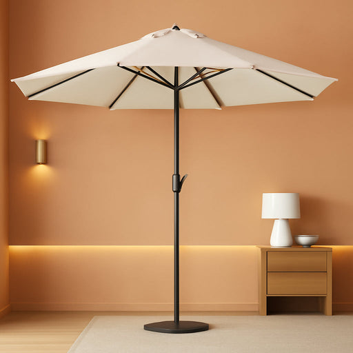 Extra Large 15 Ft Patio Umbrella with Crank Handle