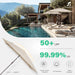 6.5 X 10 Ft Rectangular Patio Umbrella W/Crank, Beige