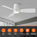 Ceiling Fan with Lights and Remote Control 42 Inch Multifunctional Quiet Fan with Three Color Temperature and High Brightness Light and Reversible Blades