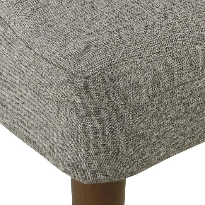 Home Decor | Upholstered Gayle Slide Dining Chair | Dining Chair Single | Decorative Home Furniture, Woven Gray