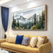Wood Framed Wall Art for Living Room Large Wall Decor for Office Bedroom Pictures Abstract Mountain Forest Landscapes Ink Canvas Prints Painting Artwork Modern Stretched and Framed Poster