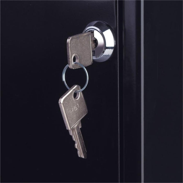 Space Solutions 18In Deep 3 Drawer Metal Organizer File Cabinet Blue, Letter Size, Fully Assembled