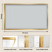 Gold Mirrors for Wall, 30X55 Inch Bathroom Mirror, Rectangular Wall Mirror for Living Room Bedroom Bathroom, Hangs Horizontally or Vertically