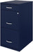 Space Solutions 18In Deep 3 Drawer Metal Organizer File Cabinet Navy, Letter Size, Fully Assembled