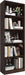 71" Inch Tall 5-Tier Bookcase,Large Freestanding Bookshelf for Home Office and Professional Workspace,Living Room,Bedroom and Dining Room (5-Tier, Dark Walnut, Side-Panel Separated)