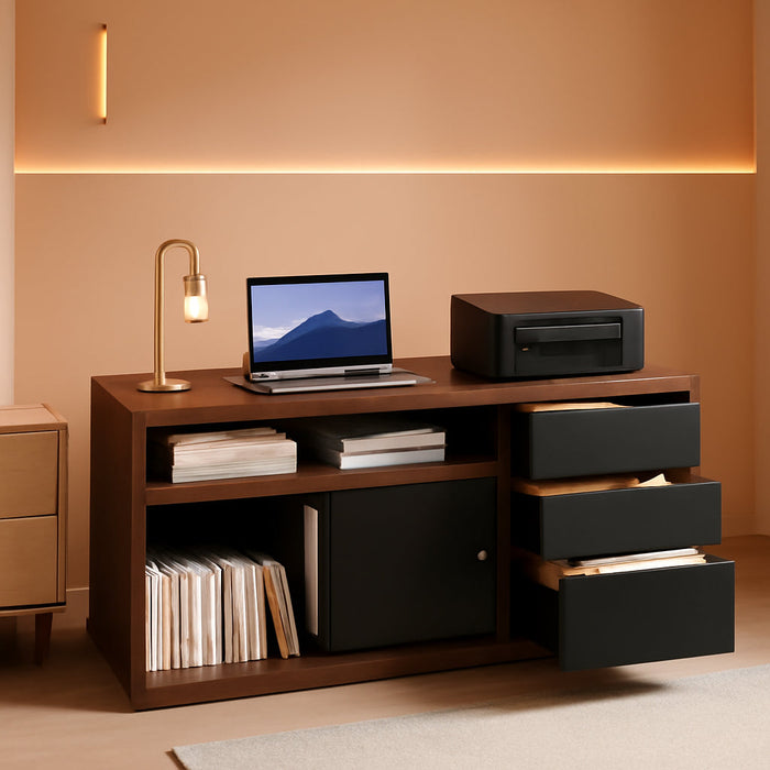 60Inch Filing Cabinet With Adjustable Shelf Storage