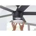 Merwry 52 In. Integrated LED Indoor Matte Black Ceiling Fan with Light Kit and Remote Control