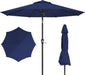 10FT Patio Umbrella, Outdoor Umbrella with Push Button Tilt and Crank, 8 Sturdy Ribs, UV Protection & Waterproof Market Umbrella for Pool, Backyard, Beach,Deck