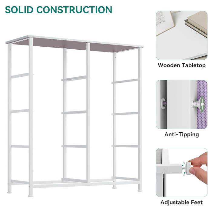 Fabric Dresser Drawer, Tall Storage with 8 Drawers, Dresser & Chest of Drawers, Storage Drawer Organizer for Closet, Living Room, Closets