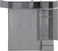 Queen Size Murphy ConvertiblePlatformBed GrayFinish