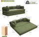 Corduroy Green 79 Inches InterchangeablePlus Sofa Bed