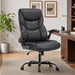 Computer Desk Chair, Lumbar Support Video Game Chair PU Leather