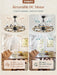 Powrify 36 Inch Industrial Farmhouse CeilingFan Light