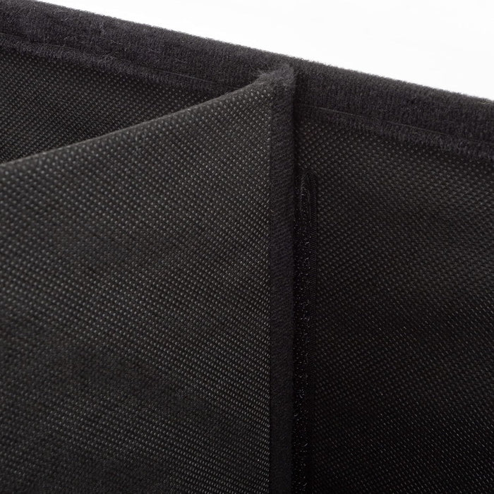 Storage Ottoman - 30-Inch Folding Faux Leather Footrest, Linen Chest, or Bench with Removable Divider for Living Room or Bedroom by  (Gray)