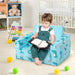 Kids Recliner Sofa Converts to Sleeper Bed for Boys Girls