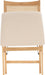 Kasi Beige Rattan Cane Folding Foldable Dining Side Chair, Natural