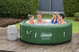 Palm Springs Energysense Airjet Inflatable Hot Tub Spa (77" X 28") | Portable Hot Tub with 2 Covers (1 Energy-Efficient Thermal Cover and 1 Standard Cover) | Fits up to 4-6 Persons | Green