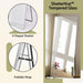 Full Length Mirror with Stand, 56"X21" Floor Mirror, Silver