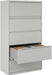 Hirsh 36 in W 5 Drawer Lateral File Cabinet, Light Gray, A4/Legal/Letter 17640-1 Each