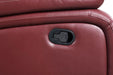 Coaster Home Furnishings - Camila - Fabric - Upholstered Motion Reclining Sofa with Wall-Hugger Design, Padded Armrests and Plump Cushions - Living Room - 30-Inch - Red - 610241