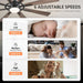 Black 60 Inch Farmhouse Ceiling Fan With Controllers