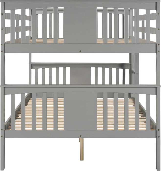 CharcoalGrey Full Over Full Bunk Bed Interchangeable