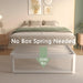 12 Inch Queen Bed Frame, Heavy Duty Steel, No Box Spring, White
