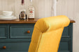 Habit Solid Wood Tufted Parsons Yellow Dining Chair, Set of 2,