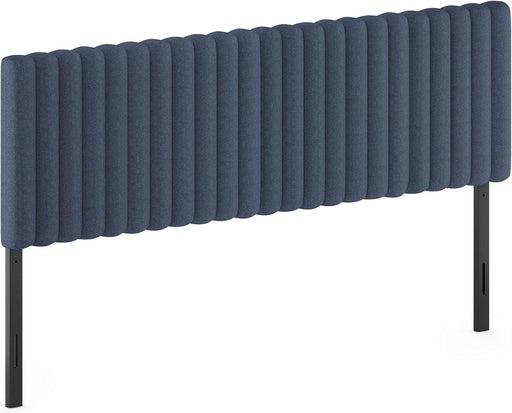 Roanne Upholstered Tufted Headboard, King, Denim