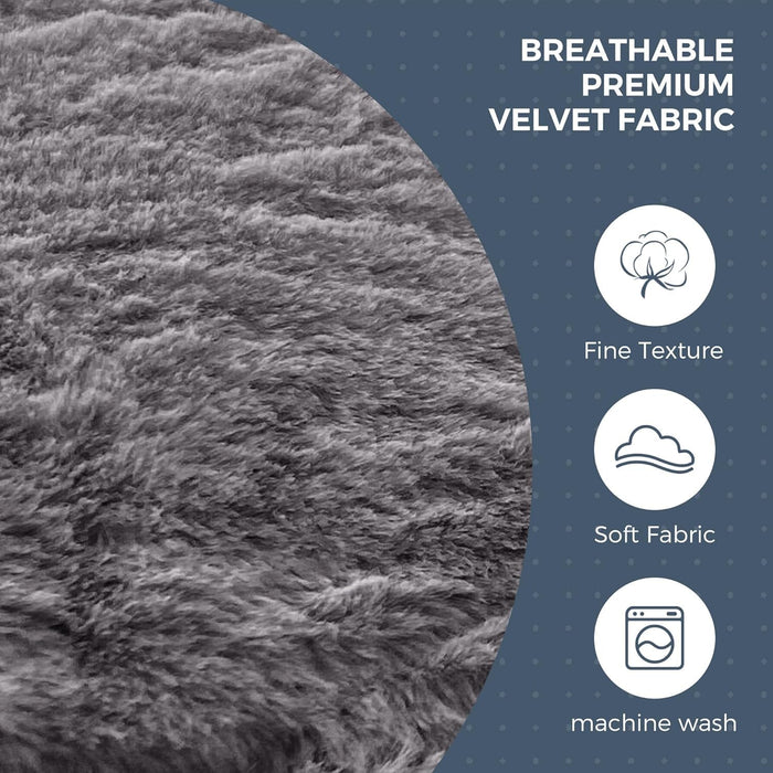 Giant Bean Bag Chair Bed for Adults, Convertible Beanbag Folds from Lazy Chair to Floor Mattress Bed, Large Floor Sofa Couch, Big Sofa Bed, High-Density Foam Filling, Machine Washable