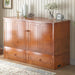 Queen Cabinet Murphy Bed With USBCharge StorageDrawers