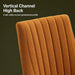 Upholstered Dining Chairs Set of 6, Gold Fabric, Curved Brown Wood Legs