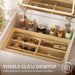 Compact Makeup Vanity Desk With Illuminated Mirror