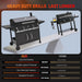 Charcoal Grills,36" Outdoor Barbecue Grill,Heavy Duty Dual-Zone BBQ Smoker Grill with 2 Lifting Charcoal Trays,Foldable Side Tables,Oversized Cooking Area for Bbq,Yard,Party,Garden