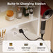 White Vanity Dressing Table With Illuminated Mirror