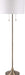 Stowe Floor Lamp with Antique Brass Finish, Modern Style, 61" Height, 19" Width, 19" Depth