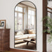 Arched Full Length Mirror 76"X34" Large Floor Full Body Mirror, Black