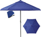 CROWN SHADES 9 Ft Patio Umbrella Olefin with Patented Slot-Lock