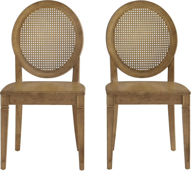 Katia Cane-Back Dining Chairs, Set of 2