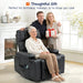 Power Lift Recliner Electric Chair for Elderly with USB Charge Port, Black