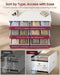 6-Drawer Dresser, Chest of Drawers, 46.9 X 15.8 X 30.7 Inches