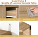 Fluted Console Table with Drawers, 47" Narrow Entryway Table with 3 Drawers and Open Storage Shelf, Long Sofa Tables Modern behind Couch Tables for Living Room, Foyer and Hallway