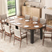 Walnutwood Oval Extendable Dining Table With Leaves
