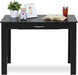 Jaya Writing Desk for Residential Use with Drawerblack, Blackwood, Large