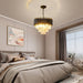 Gold FifteenPointSevenInch 3Tier Crystal Chandelier Lighting Fixture