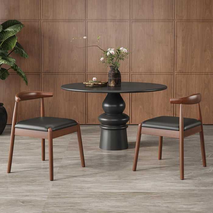 Dining Chairs Set of 2, Mid Century Modern Kitchen & Dining Room Chairs for Dining Room,Dining Table Chairs with Solid Wood Legs